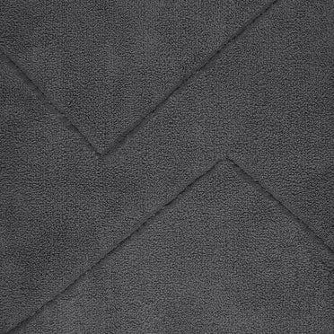 Swift Flow Polyester Large Bath Mat, 1659 GSM, Solid, Light Grey