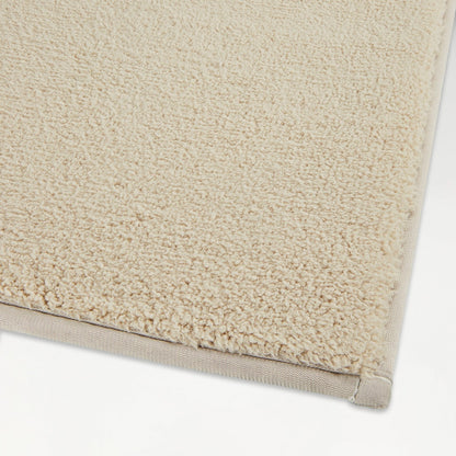Swift Flow Polyester Large Bath Mat, 1659 GSM, Solid, Light Brown