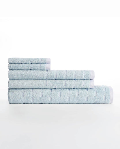 Airsoft 100% Cotton Bath Towel, 450 GSM, Solid, Light Blue