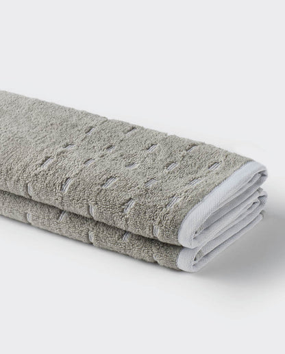 Airsoft 100% Cotton Bath Towel, 450 GSM, Solid, Grey
