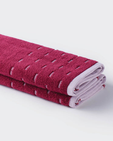 Airsoft 100% Cotton Hand Towel Set (2 Pcs), 450 GSM, Solid, Dark Brown