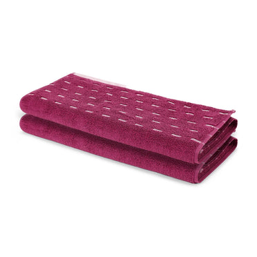 Airsoft 100% Cotton Hand Towel Set (2 Pcs), 450 GSM, Solid, Dark Brown