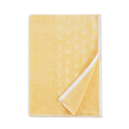 Airsoft 100% Cotton Hand Towel Set (2 Pcs), 450 GSM, Solid, Yellow