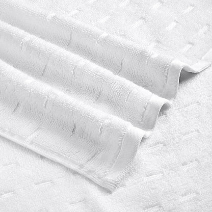 Airsoft 100% Cotton Hand Towel Set (2 Pcs), 450 GSM, Solid, White