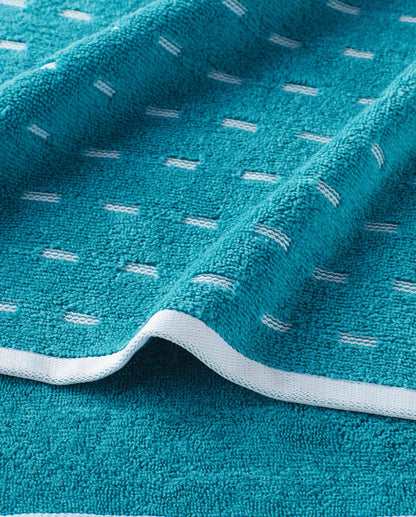 Airsoft 100% Cotton Hand Towel Set (2 Pcs), 450 GSM, Solid, Dark Teal