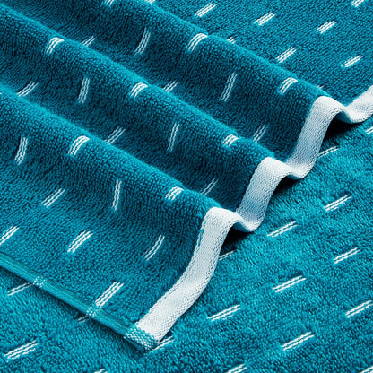 Airsoft 100% Cotton Hand Towel Set (2 Pcs), 450 GSM, Solid, Dark Teal