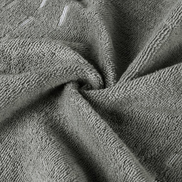 Airsoft 100% Cotton Hand Towel Set (2 Pcs), 450 GSM, Solid, Grey
