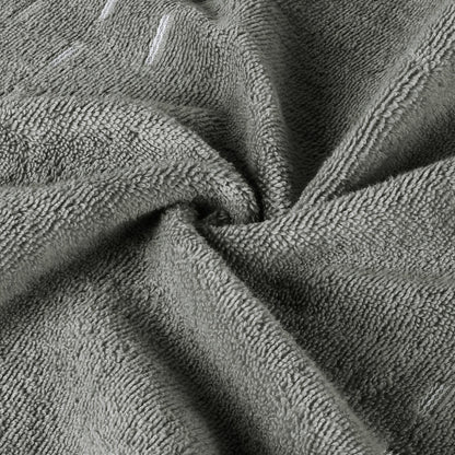 Airsoft 100% Cotton Hand Towel Set (2 Pcs), 450 GSM, Solid, Grey