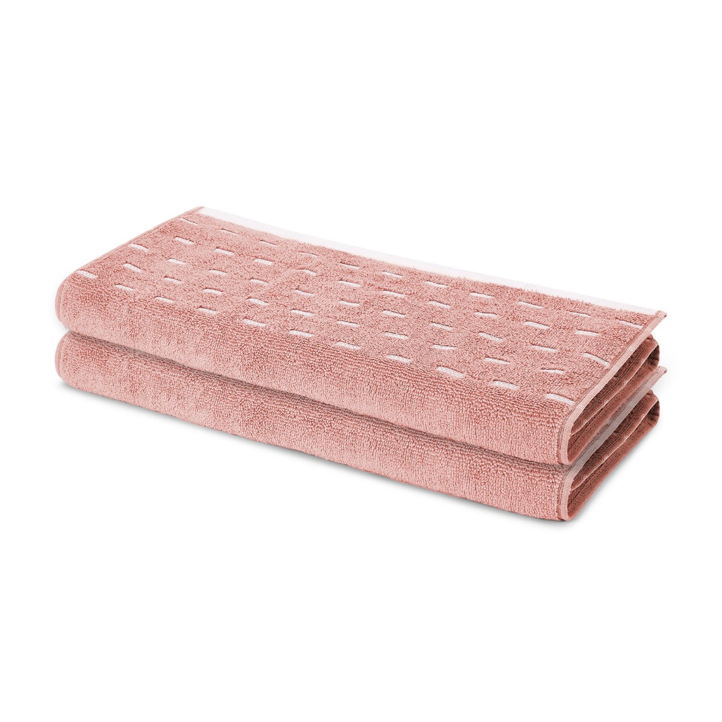 Airsoft 100% Cotton Hand Towel Set (2 Pcs), 450 GSM, Solid, Red