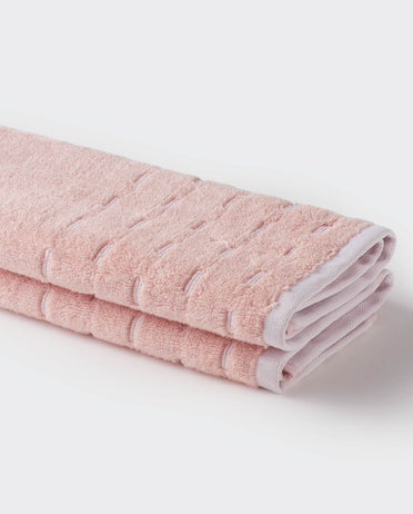 Airsoft 100% Cotton Hand Towel Set (2 Pcs), 450 GSM, Solid, Red