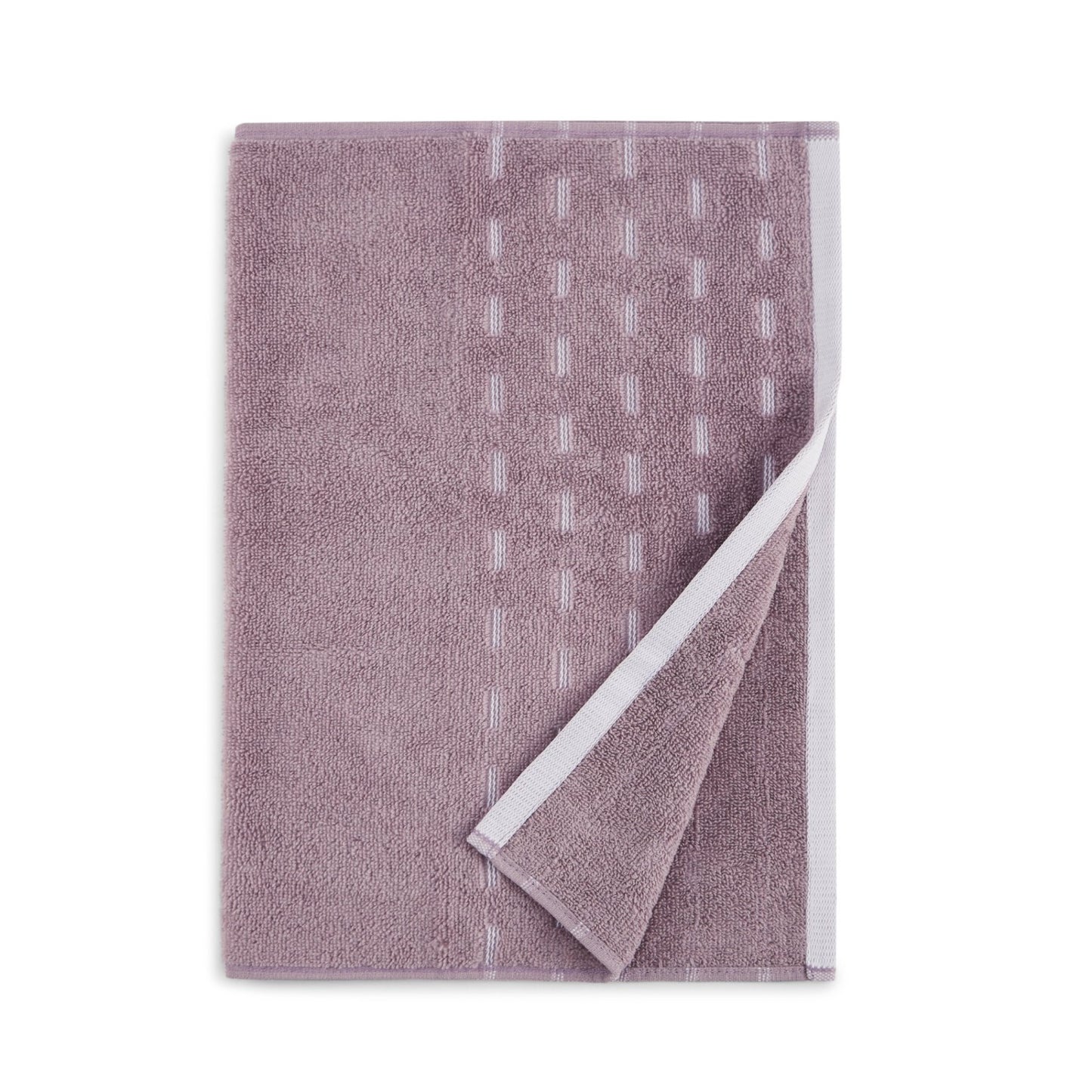 Airsoft 100% Cotton Hand Towel Set (2 Pcs), 450 GSM, Solid, Light Violet