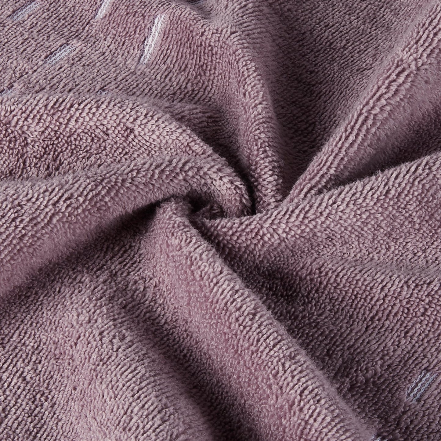 Airsoft 100% Cotton Hand Towel Set (2 Pcs), 450 GSM, Solid, Light Violet