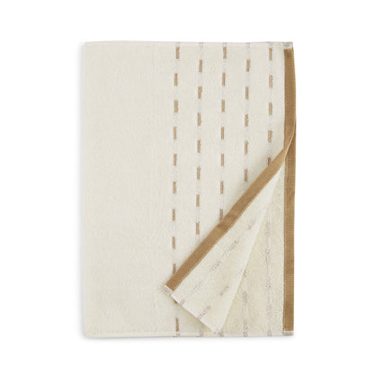 Airsoft 100% Cotton Hand Towel Set (2 Pcs), 450 GSM, Solid, Beige