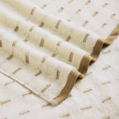 Airsoft 100% Cotton Hand Towel Set (2 Pcs), 450 GSM, Solid, Beige