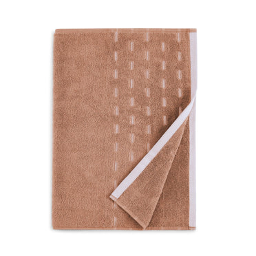 Airsoft 100% Cotton Hand Towel Set (2 Pcs), 450 GSM, Solid, Light Brown