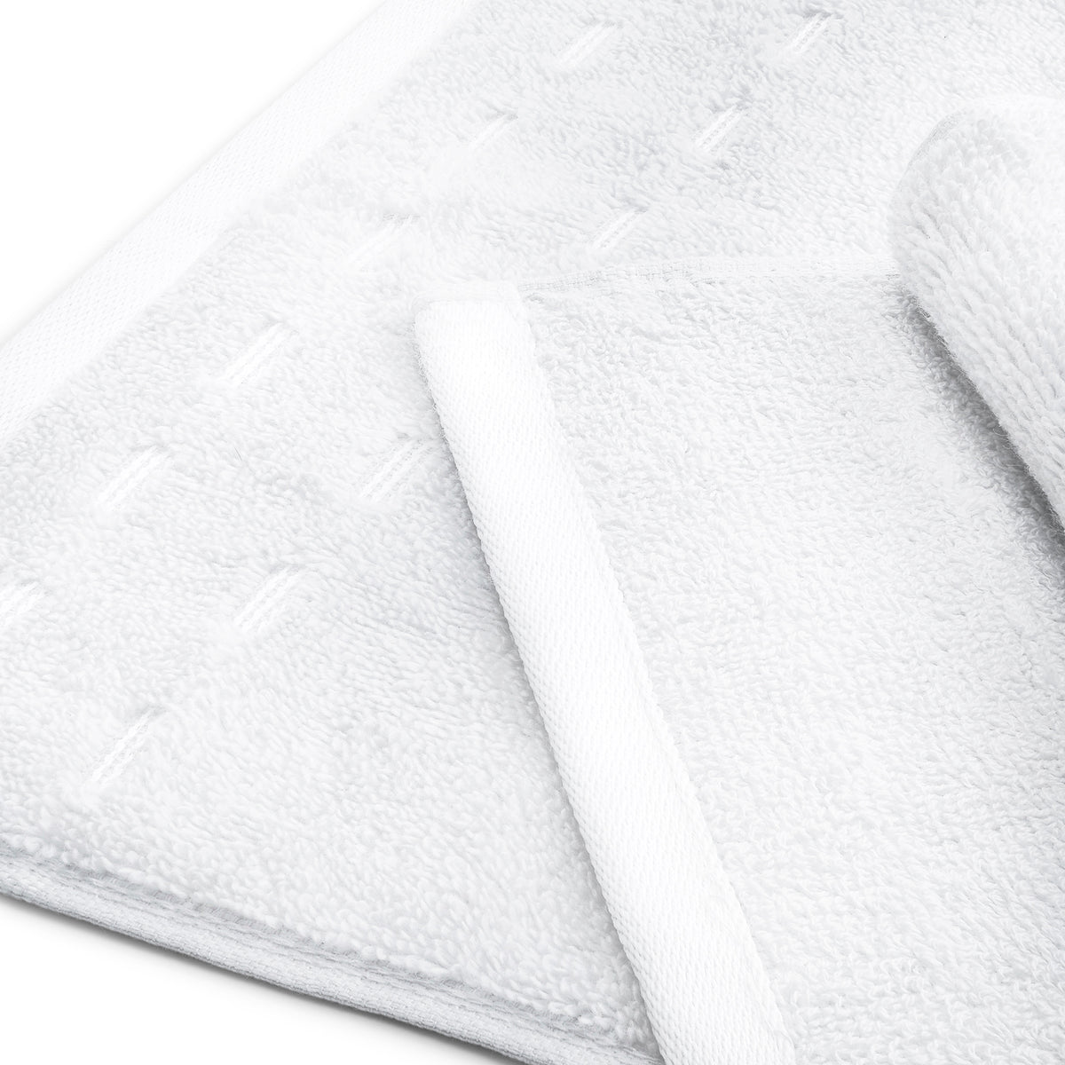Airsoft 100% Cotton Face Towel, 450 GSM, Solid, White