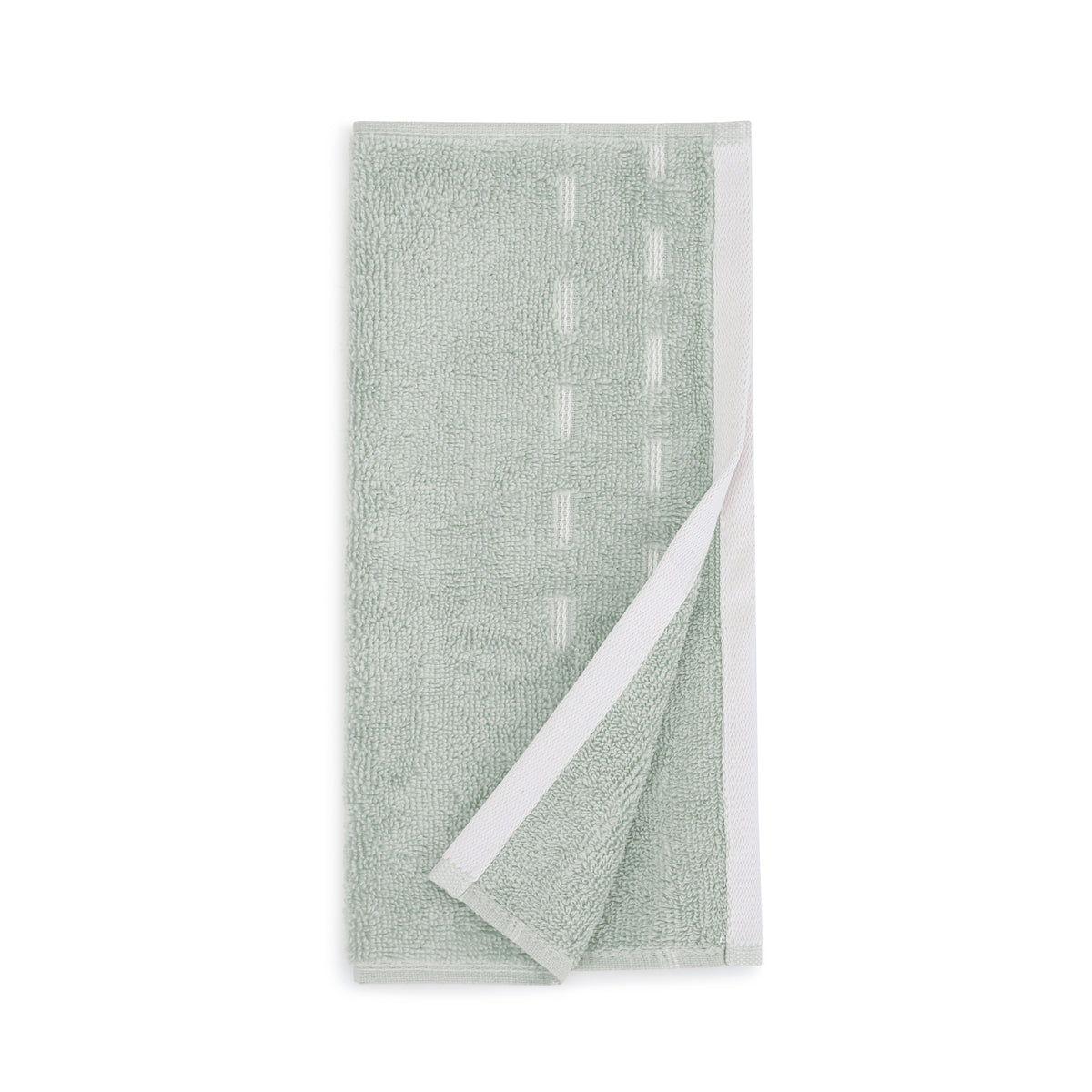 Airsoft 100% Cotton Face Towel Set (4 Pcs), 450 GSM, Solid, Light Green