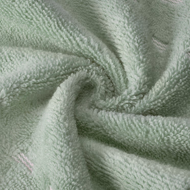 Airsoft 100% Cotton Face Towel Set (4 Pcs), 450 GSM, Solid, Light Green