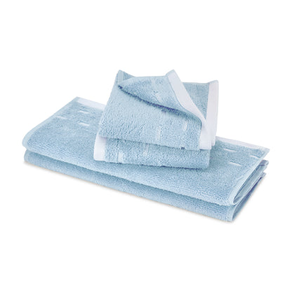 Airsoft 100% Cotton Face Towel, 450 GSM, Solid, Light Blue