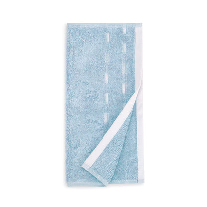 Airsoft 100% Cotton Face Towel, 450 GSM, Solid, Light Blue