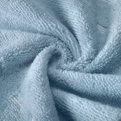 Airsoft 100% Cotton Face Towel, 450 GSM, Solid, Light Blue