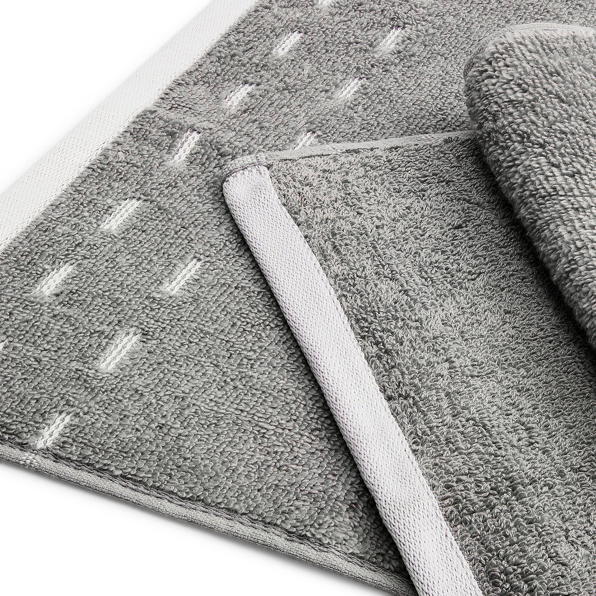 Airsoft 100% Cotton Face Towel Set (4 Pcs), 450 GSM, Solid, Grey