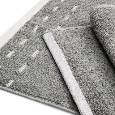 Airsoft 100% Cotton Face Towel Set (4 Pcs), 450 GSM, Solid, Grey