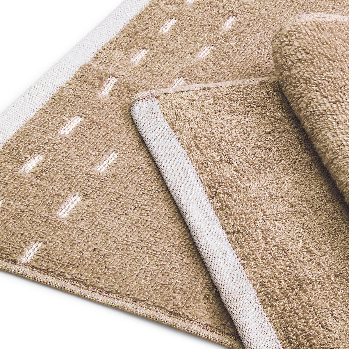 Airsoft 100% Cotton Face Towel Set (4 Pcs), 450 GSM, Solid, Beige