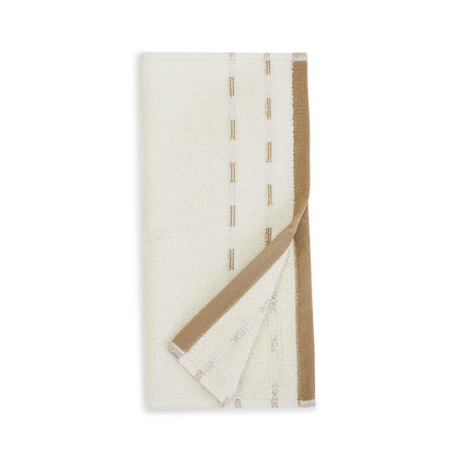 Airsoft 100% Cotton Face Towel Set (4 Pcs), 450 GSM, Solid, Beige