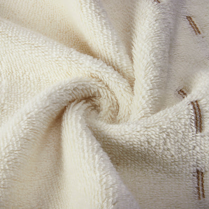 Airsoft 100% Cotton Face Towel Set (4 Pcs), 450 GSM, Solid, Beige