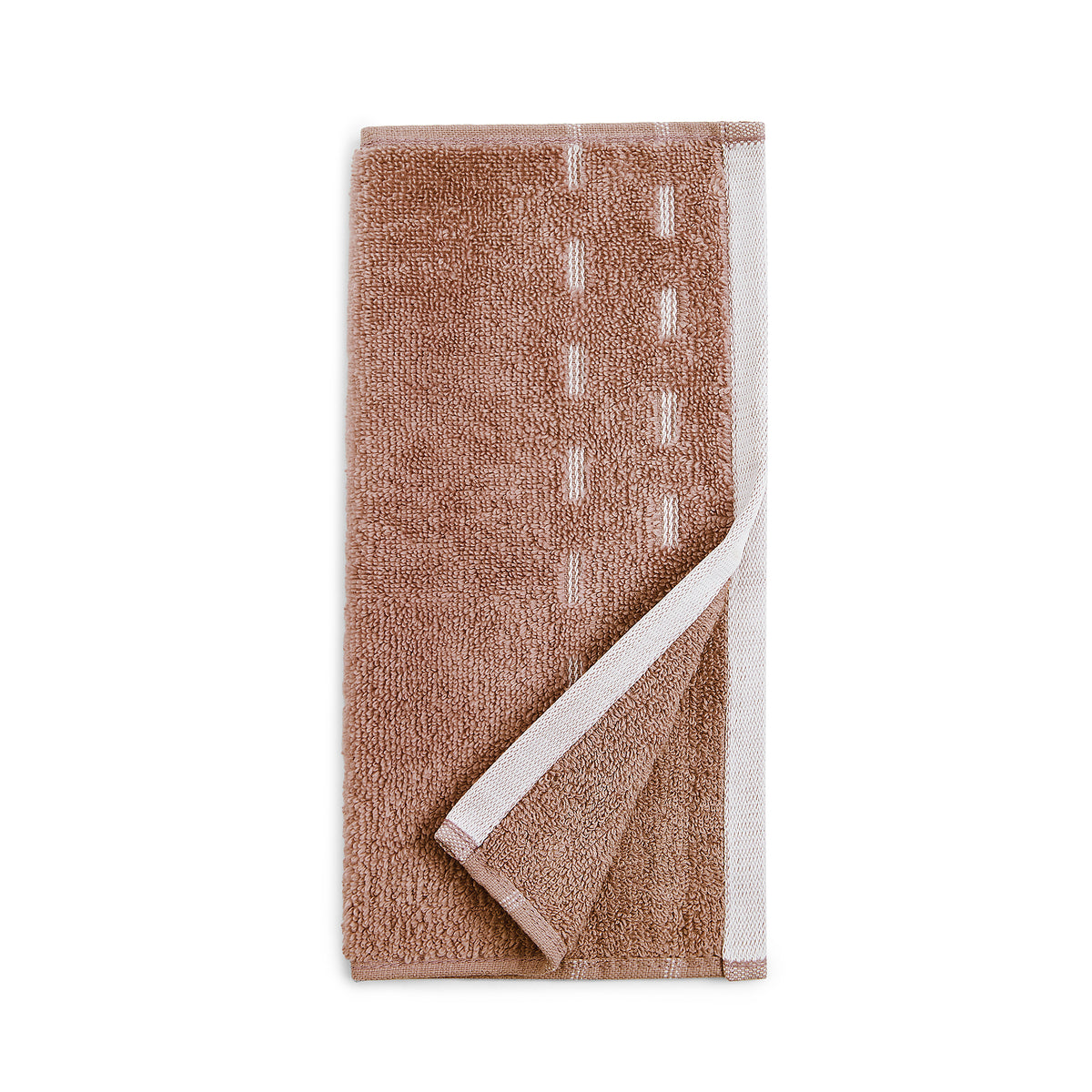Airsoft 100% Cotton Face Towel Set (4 Pcs), 450 GSM, Solid, Light Brown