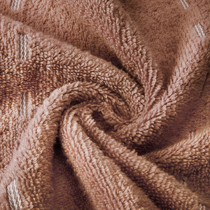 Airsoft 100% Cotton Face Towel Set (4 Pcs), 450 GSM, Solid, Light Brown