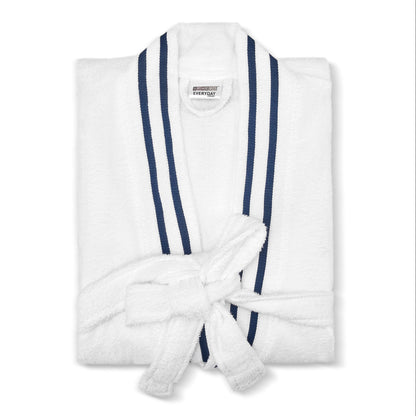 Airsoft 100% Cotton Medium Bath Robe, 300 GSM, Solid, White