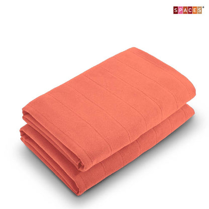 Freshlite 100% Cotton Bath Towel, 250 GSM, Solid, Red