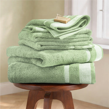 Hygro Hygro Cotton Bath Towel, 600 GSM, Solid, Light Green