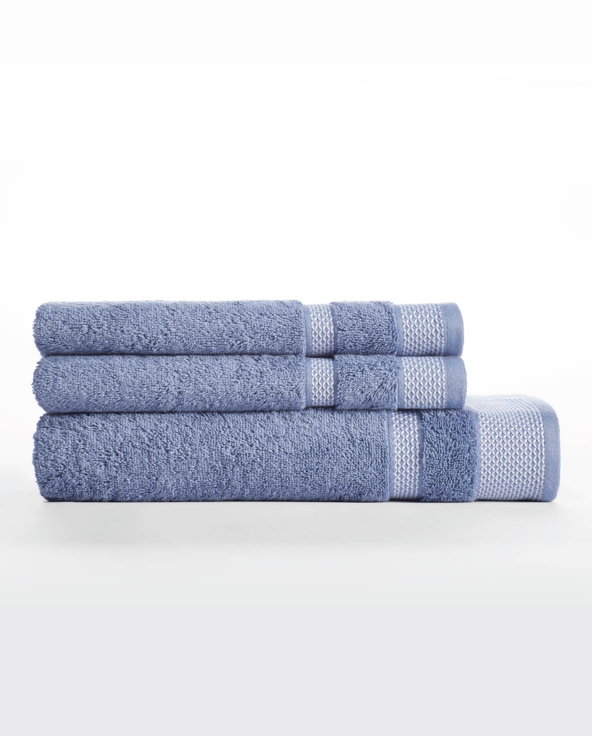Hygro Cotton Hand Towel, 600 GSM, Solid, Blue