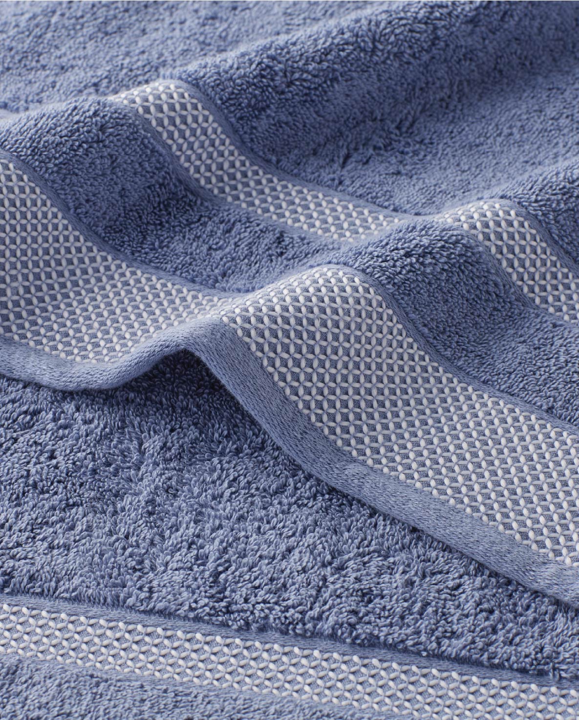 Hygro Cotton Hand Towel, 600 GSM, Solid, Blue