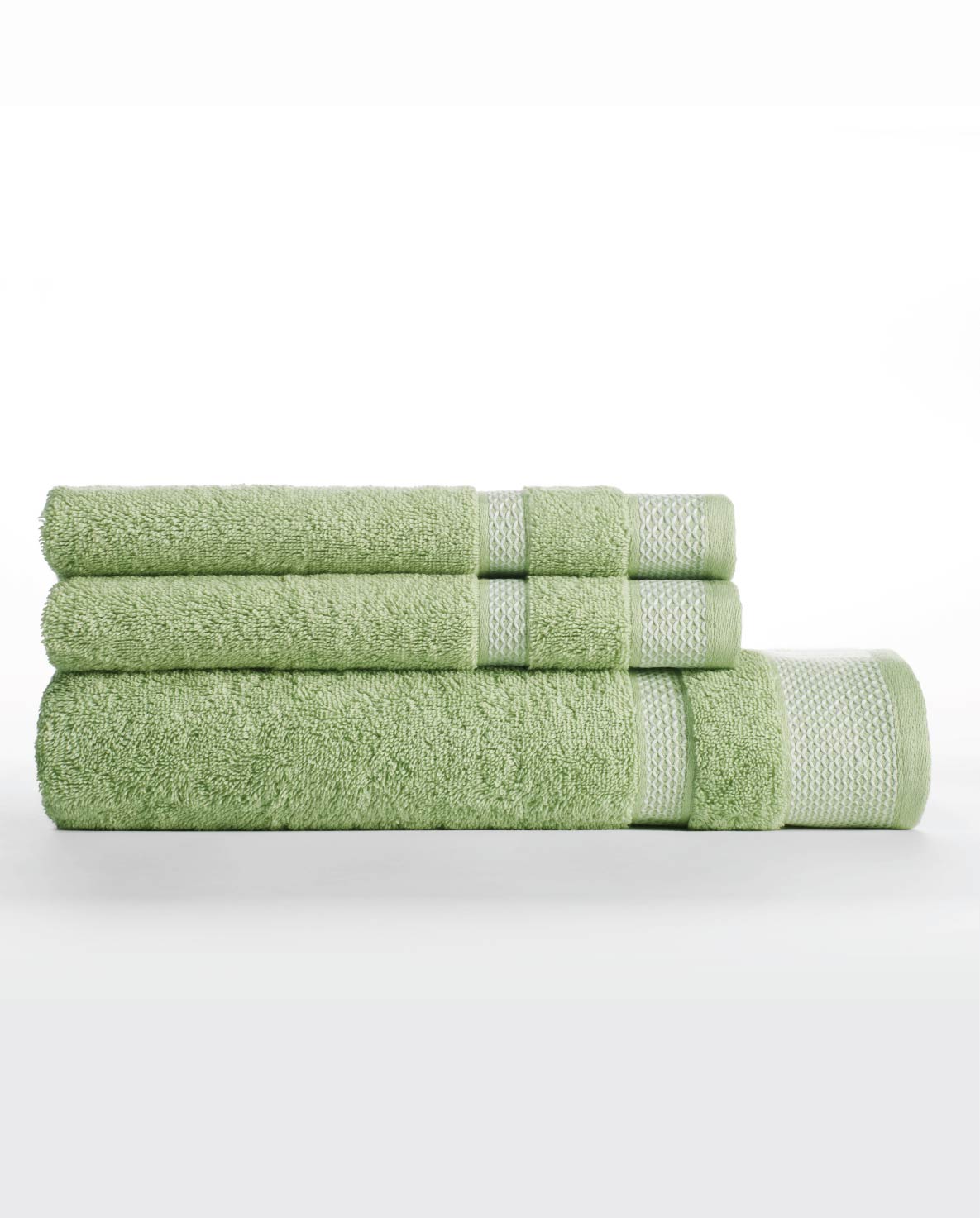 Hygro Hygro Cotton Hand Towel, 600 GSM, Solid, Smoke Green