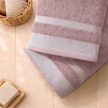 Hygro Hygro Cotton Bath Towel, 600 GSM, Solid, Pink