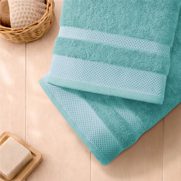 Hygro Hygro Cotton Bath Towel, 600 GSM, Solid, Light Green