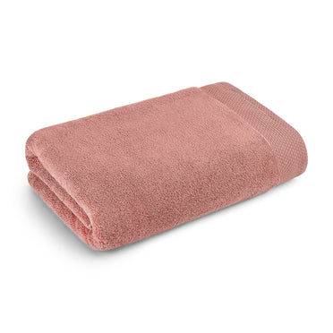 Eminence 100% Cotton Bath Towel, 670 GSM, Solid, Blush