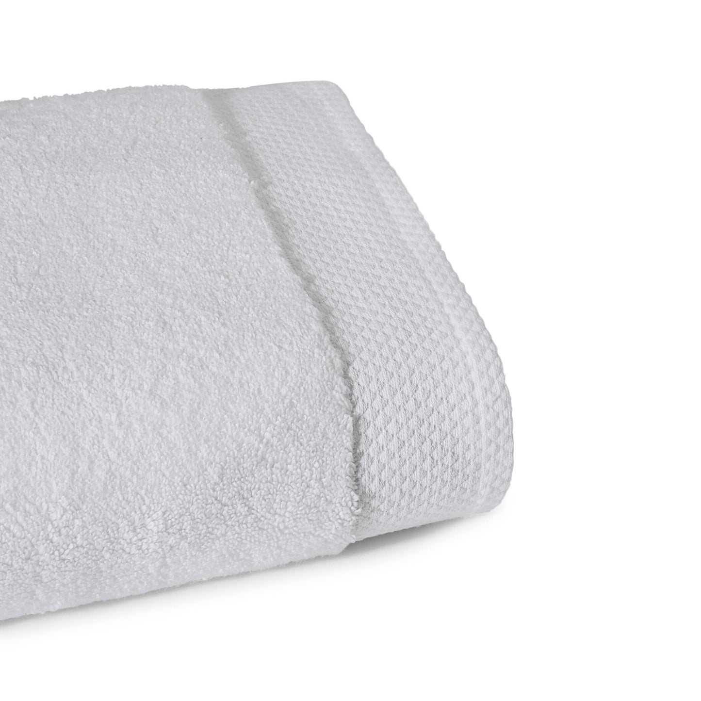 Eminence 100% Cotton Bath Towel, 670 GSM, Solid, White