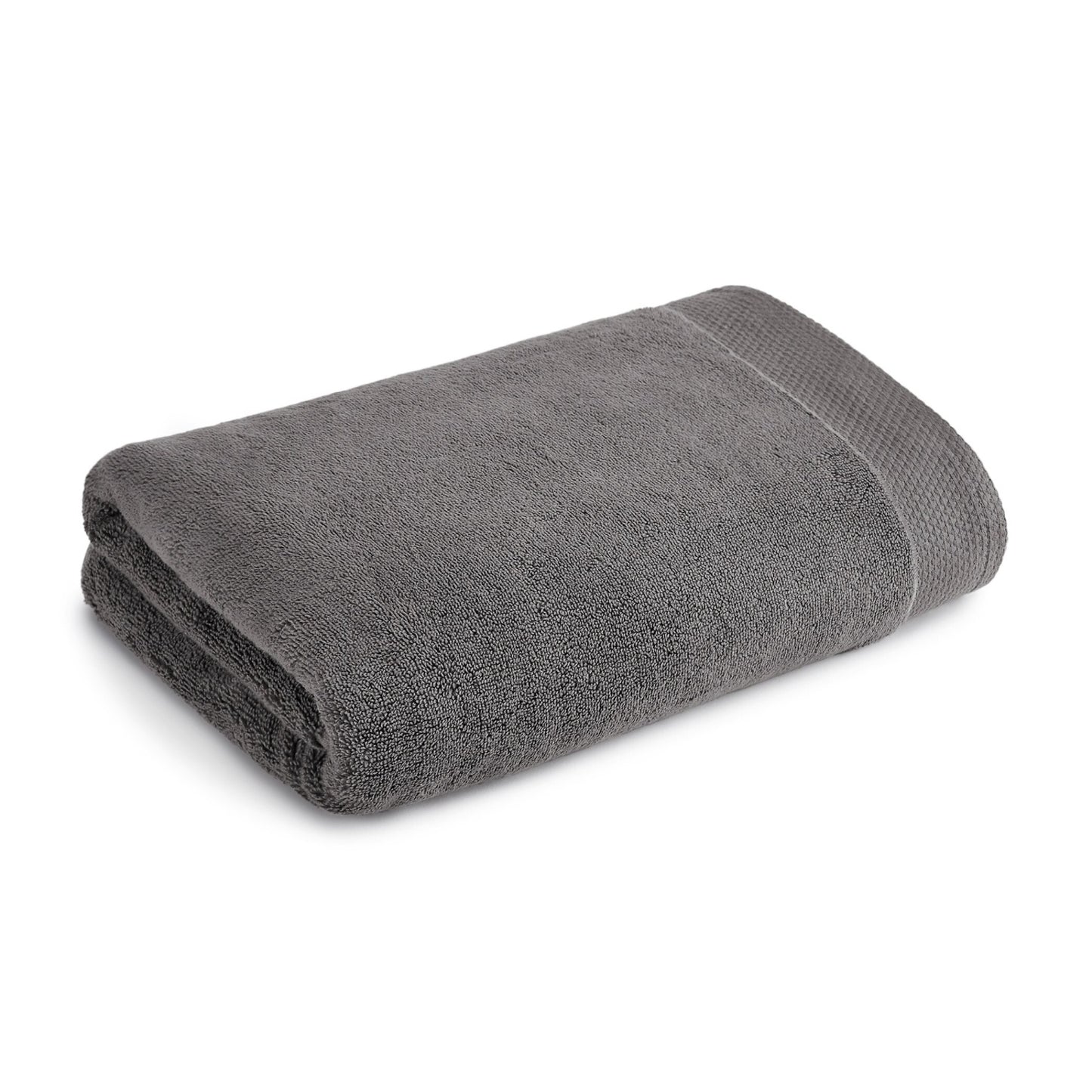 Eminence 100% Cotton Bath Towel, 670 GSM, Solid, Dark Grey