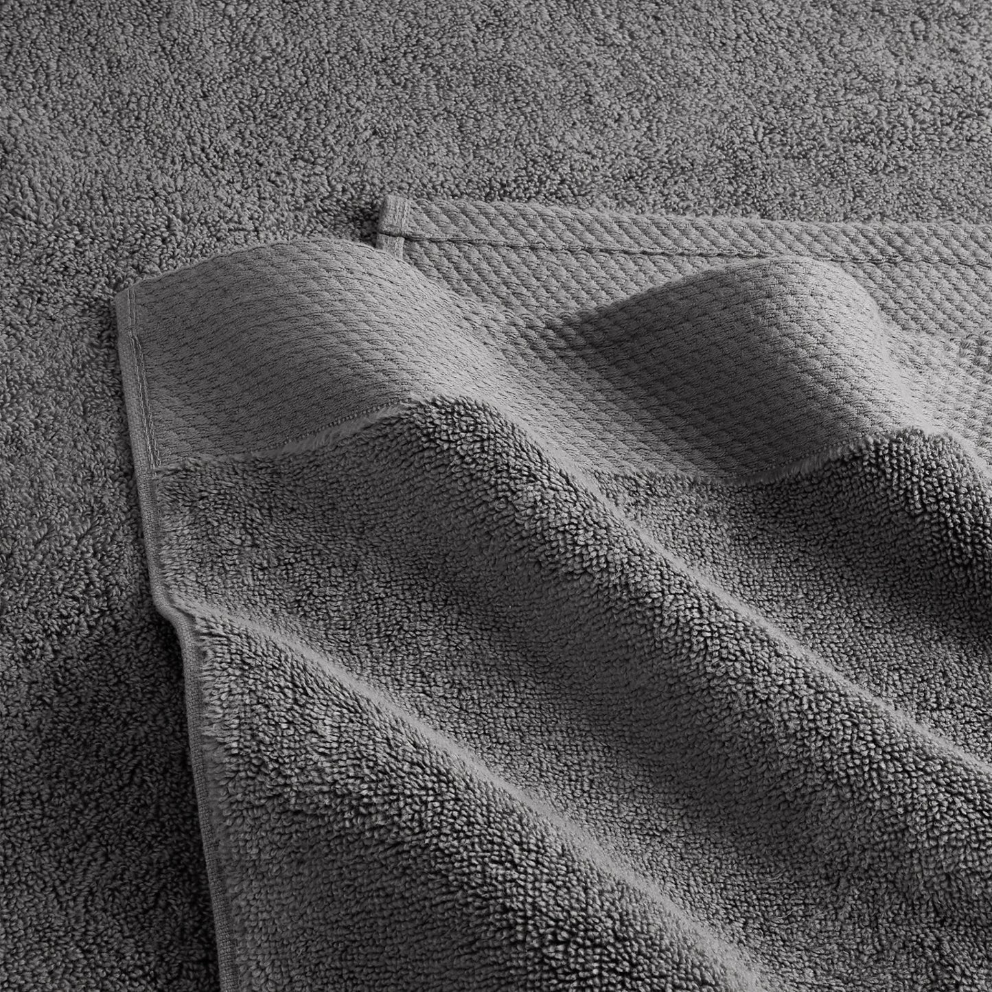 Eminence 100% Cotton Bath Towel, 670 GSM, Solid, Dark Grey