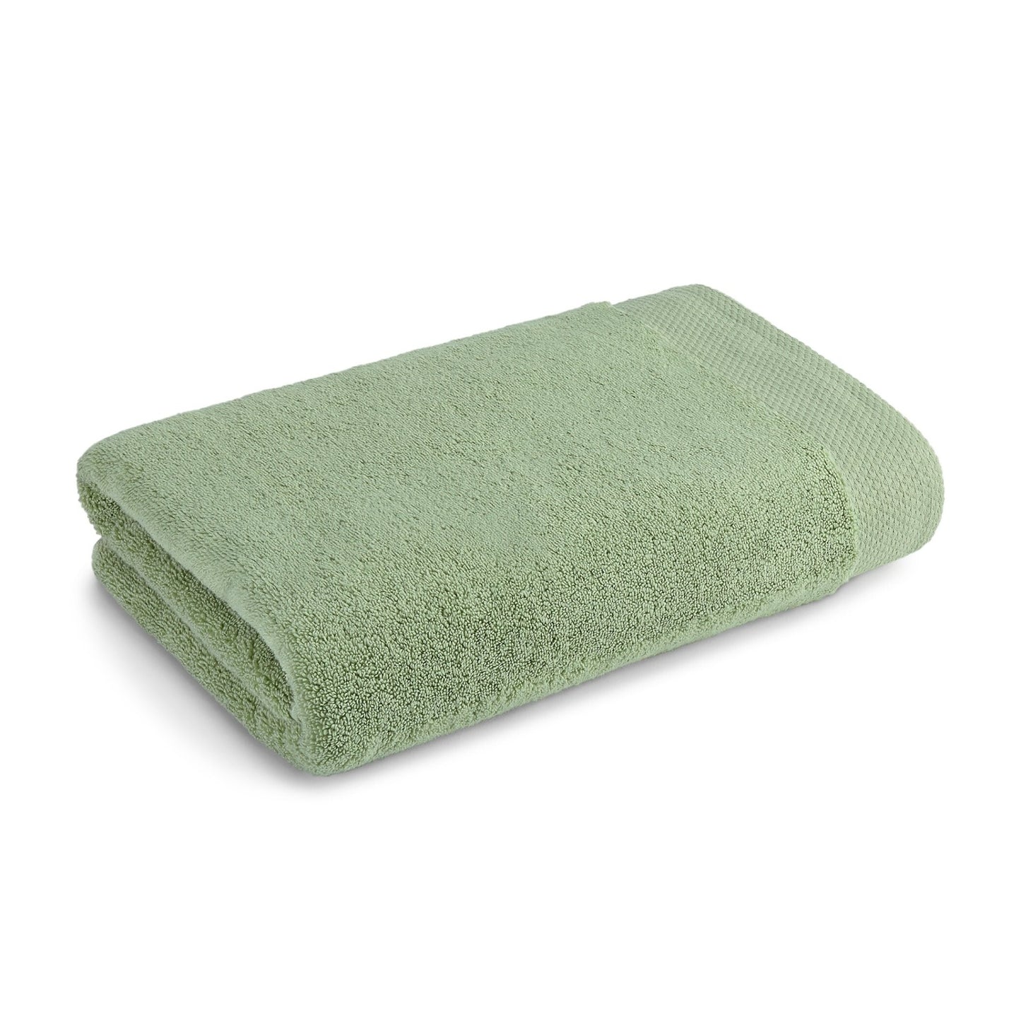 Eminence 100% Cotton Bath Towel, 670 GSM, Solid, Light Green