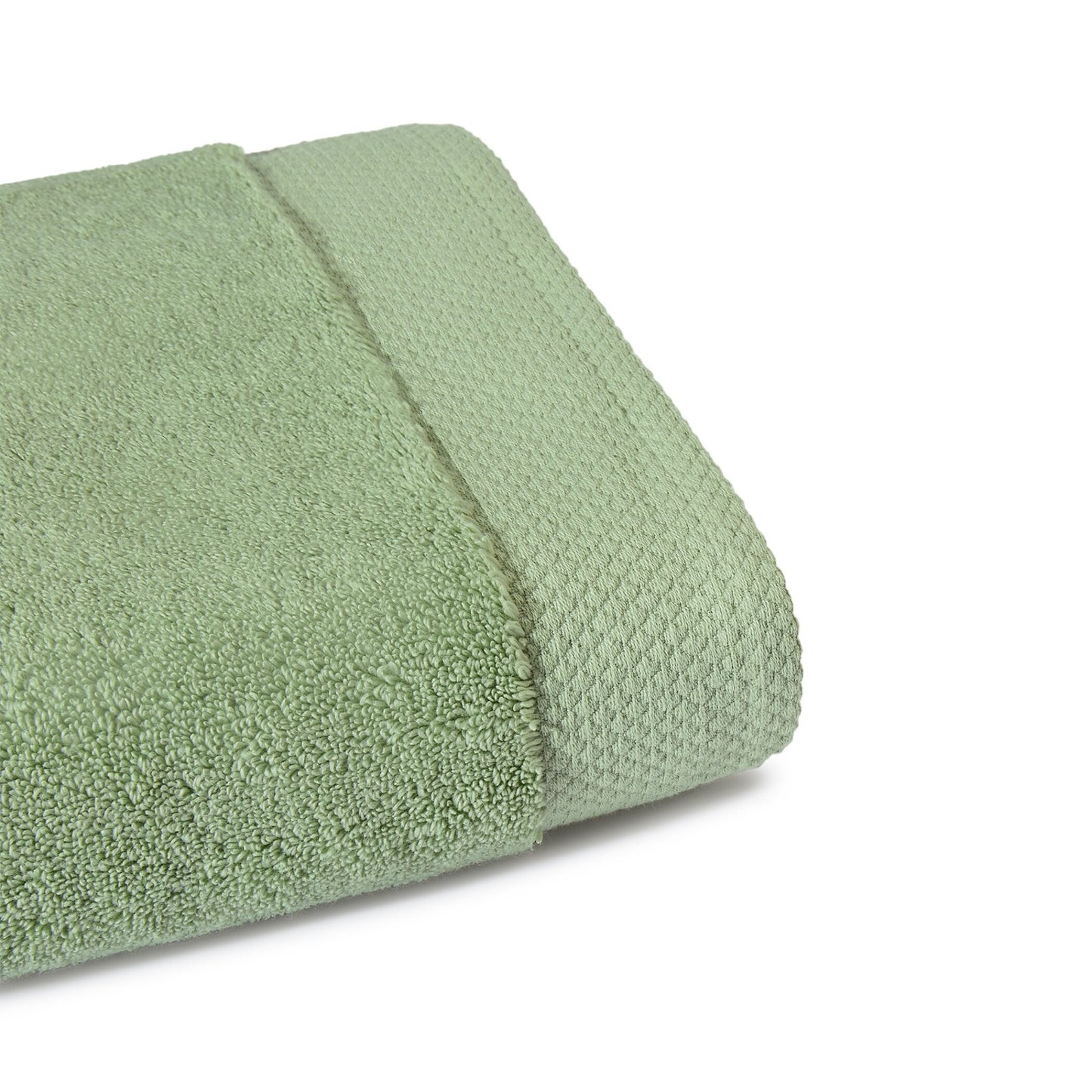 Eminence 100% Cotton Bath Towel, 670 GSM, Solid, Light Green