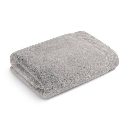 Eminence 100% Cotton Bath Towel, 670 GSM, Solid, Light Grey