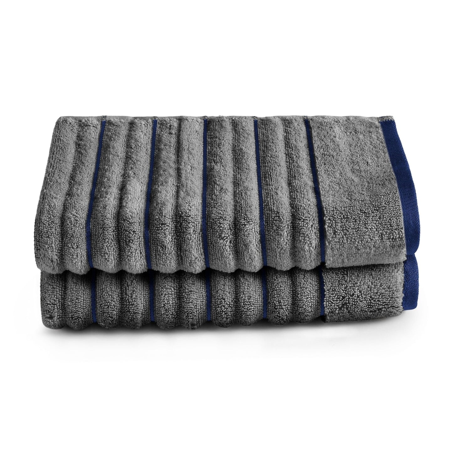 Exotica 100% Cotton Hand Towel, 575 GSM, Solid, Dark Grey