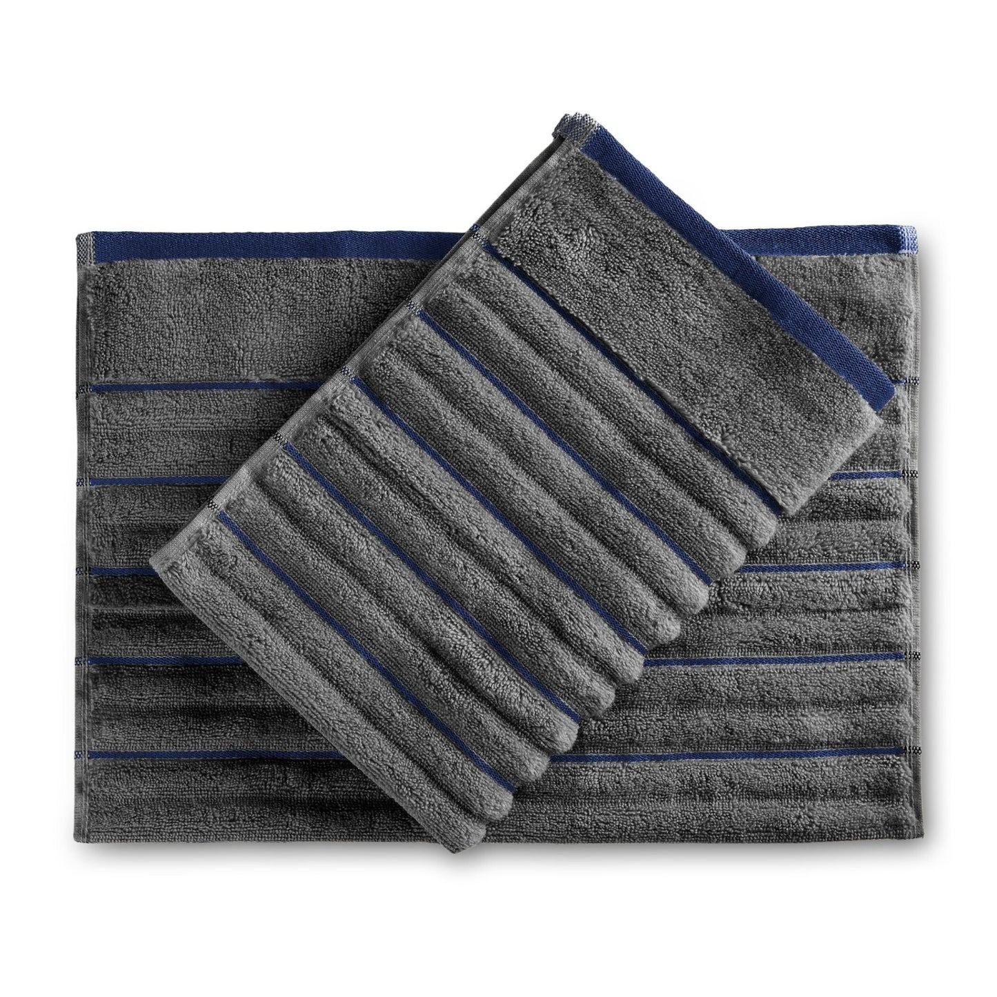 Exotica 100% Cotton Hand Towel, 575 GSM, Solid, Dark Grey