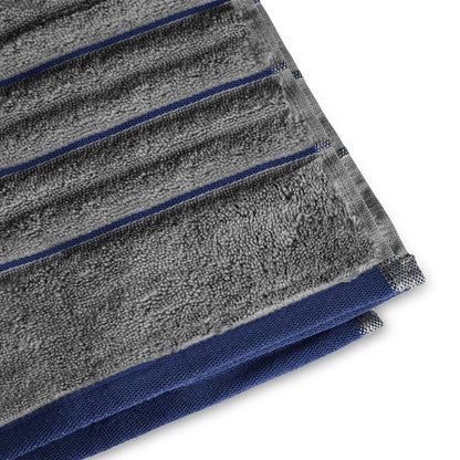 Exotica 100% Cotton Hand Towel, 575 GSM, Solid, Dark Grey